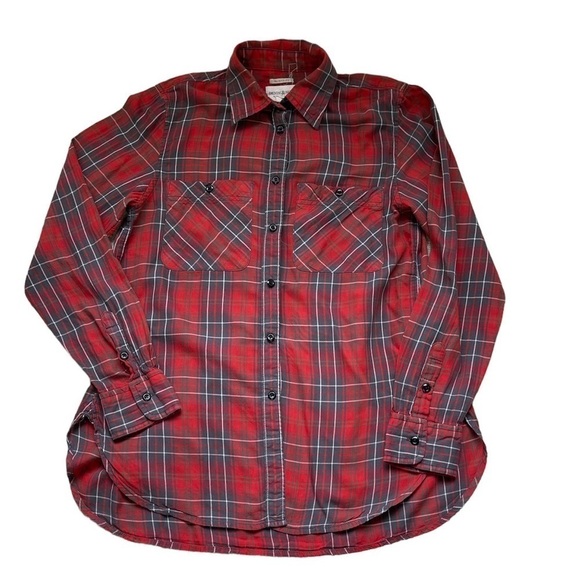 Denim & Supply Ralph Lauren Women’s Plaid RL Utility Shirt Buttondown Size Small - Picture 1 of 11